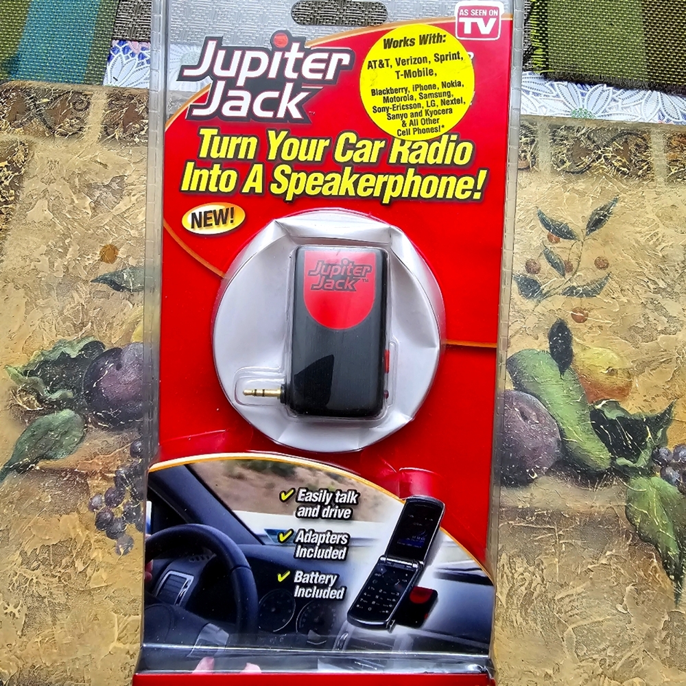 AS SEEN ON TV Jupiter Jack Turn Your Car Radio Into A Speakerphone